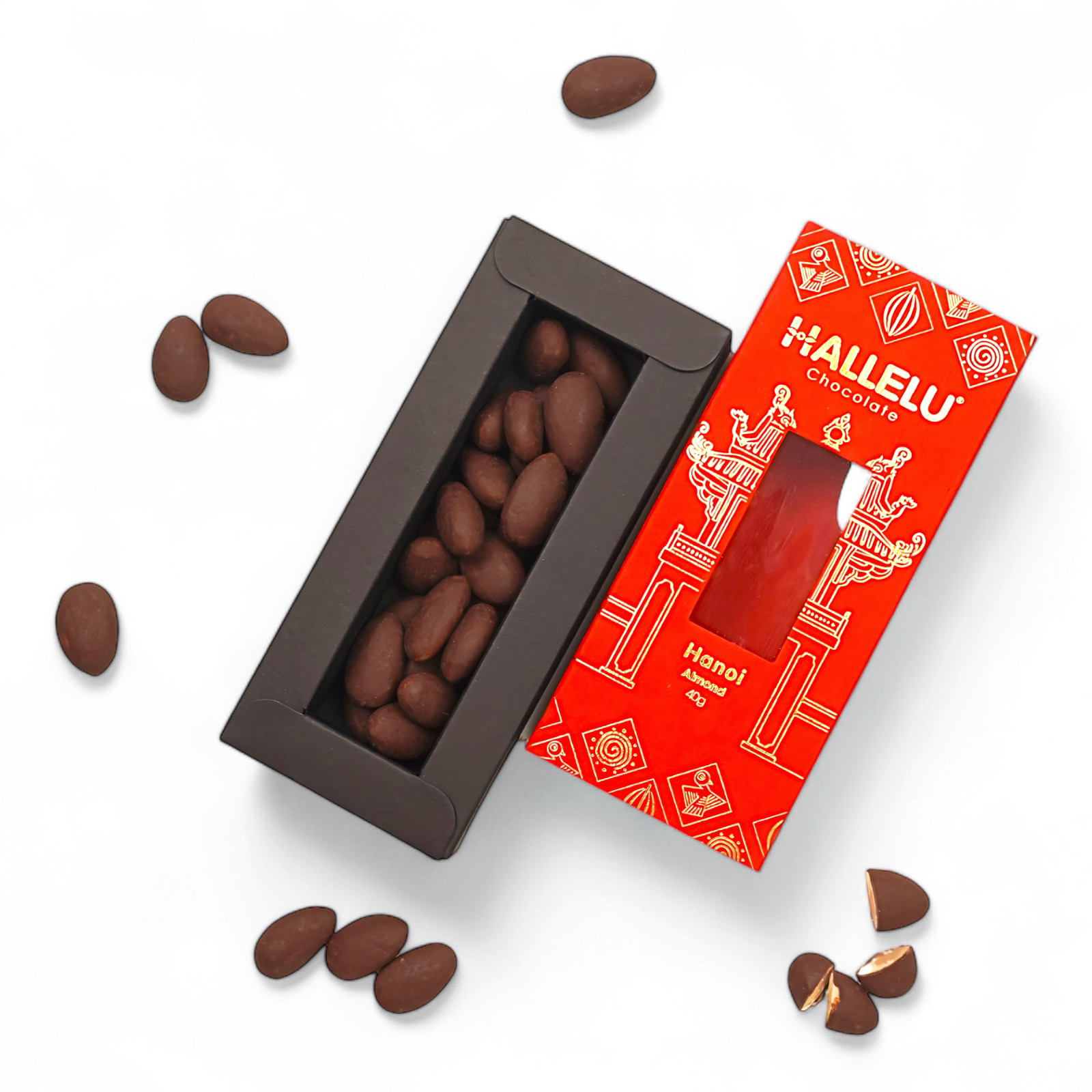 socola hạnh nhân 