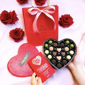 Hộp quà tặng socola thủ công 19 viên ( 9 vị )